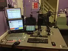 Purple Radio Studio in Dunelm House in 2012