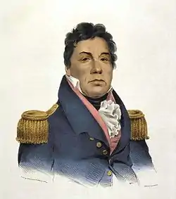 Choctaw chief Pushmataha, 1824