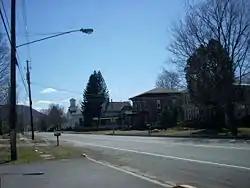 Looking south on Old Route 15 in Putnam Township