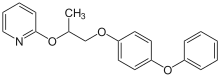 Chemical structure of pyriproxyfen