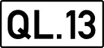 National Route 13 shield}}