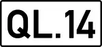 National Route 14 shield}}