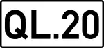 National Route 20 shield}}