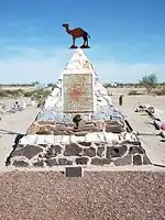 Hi Jolly Monument (1903) and grave site of Hadji Ali