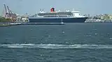 Queen Mary 2 docked in New York in 2008