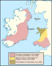 Map of Britain and Ireland