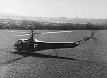 Black and White photo of Sikorsky R-4