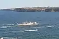 KRI Iskandar Muda in Sydney Harbour on 5 October 2013.