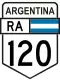 National Route 120 shield}}