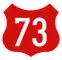 National Road 73 shield}}