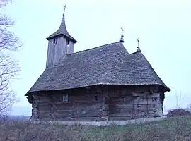 Wooden church in Copăceni