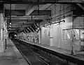 Red Line platform in 1980s looking east