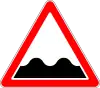 Uneven road