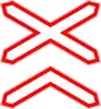 Level crossing (multiple tracks)