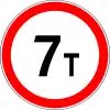 3.11 Vehicle weight limit