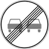 End of overtaking prohibition