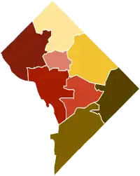 Race by ward 2020