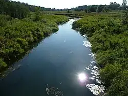 The Rachaynya River in the village of Bulatnikovo