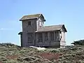 The radio compass building from when the Navy occupied the first lifeboat station