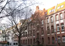 Historical facades along Räuschstraße