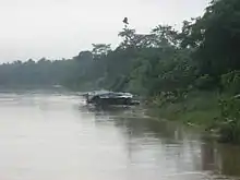 Raft-house on Sungei Pahang near Temerloh town.