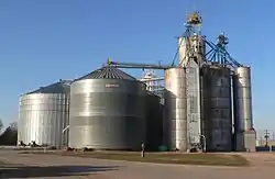 Grain elevator in Ragan