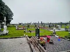 Graveyard at monastic site