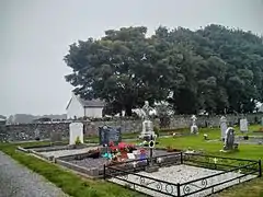 Graveyard at monastic site