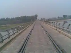 Rail Road bridge near Makhu