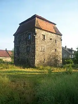 Medieval knight's tower in Rakowice Wielkie