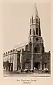 old photo of the parish church of Ramallo.