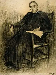 Verdaguer as seen by Ramon Casas in 1901 (MNAC)