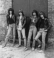 The Ramones in 1977