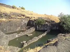 Rockcut water cistern