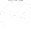 Random points in 3D for forming a 3D Voronoi partition.