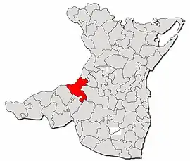 Location in Constanța County