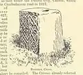 Medieval base of a Norman high cross in St Matthew's churchyard, drawing, 1893