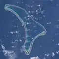 NASA picture of Ravahere atoll