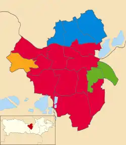 2021 results map