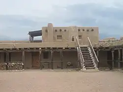 The recreation room, mostly for playing cards, was located on the second floor of the fort.