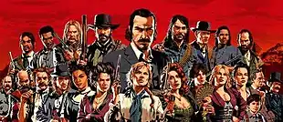 Art designs of the 23 main characters of the game.