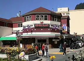 The Red Dog Saloon in Juneau, Alaska. Built in c.1881.