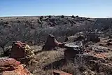 Red Rock Canyon at Kanopolis Lake