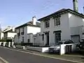 Smaller semi-detached villas with Gothic details, Dawlish