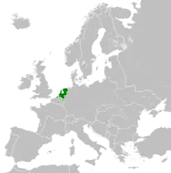 Reichskommissariat Niederlande in 1942