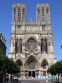 The seat of the Archdiocese of Reims is Notre-Dame de Reims.