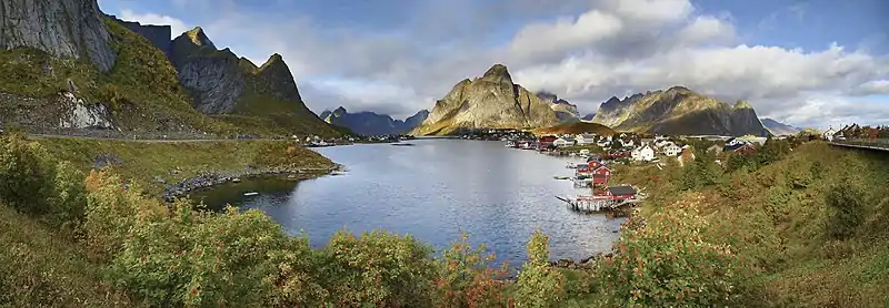 Reine at Reinefjorden, 2010 September