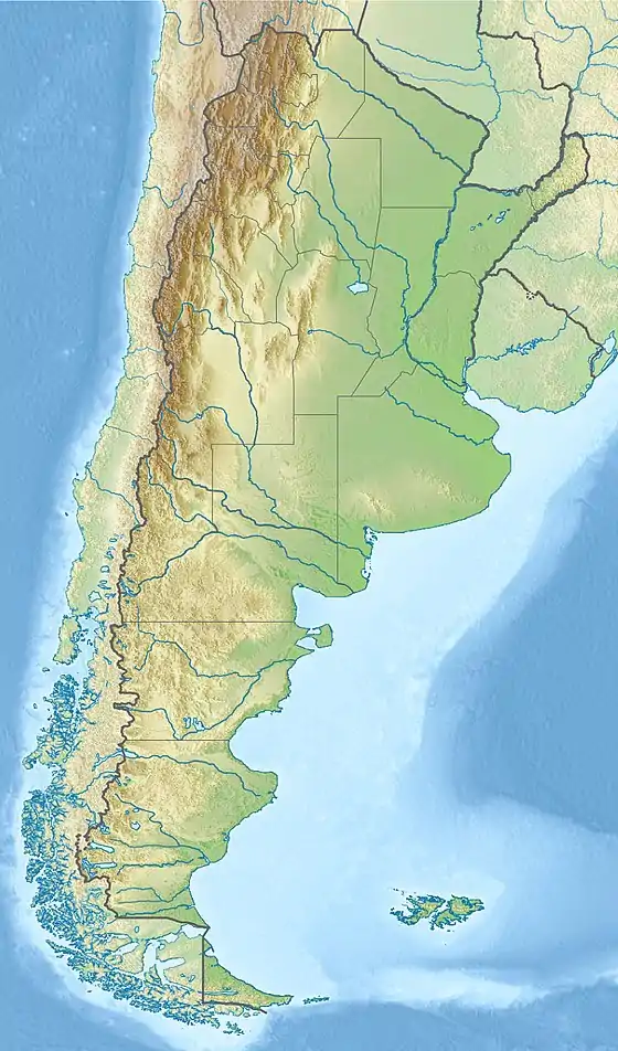 Location in Argentina