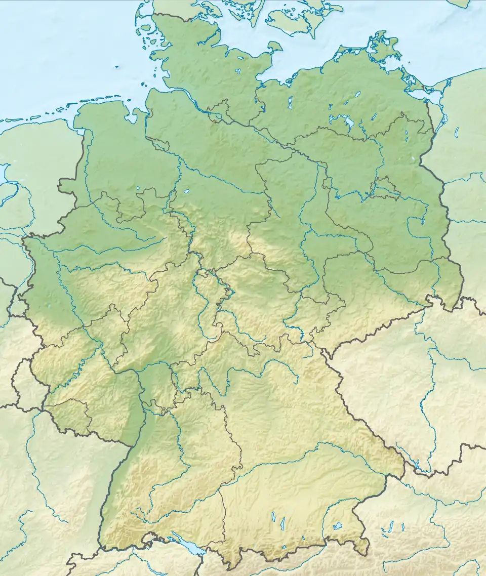 List of the highest points of the German states is located in Germany