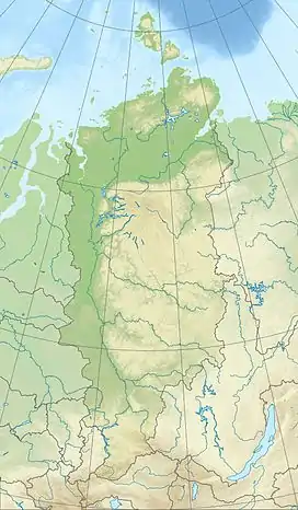 Yeloguy is located in Krasnoyarsk Krai